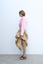 Мини-юбка объемного кроя с бантом — zw collection