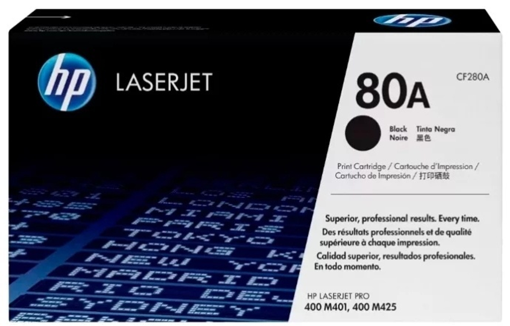 Картриджи HP CF280A черный