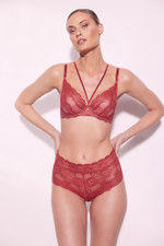 Трусики-стринги с завышенной линией талии Bohemian Vibe (Размер: 36) (Цвет: терракотовый)