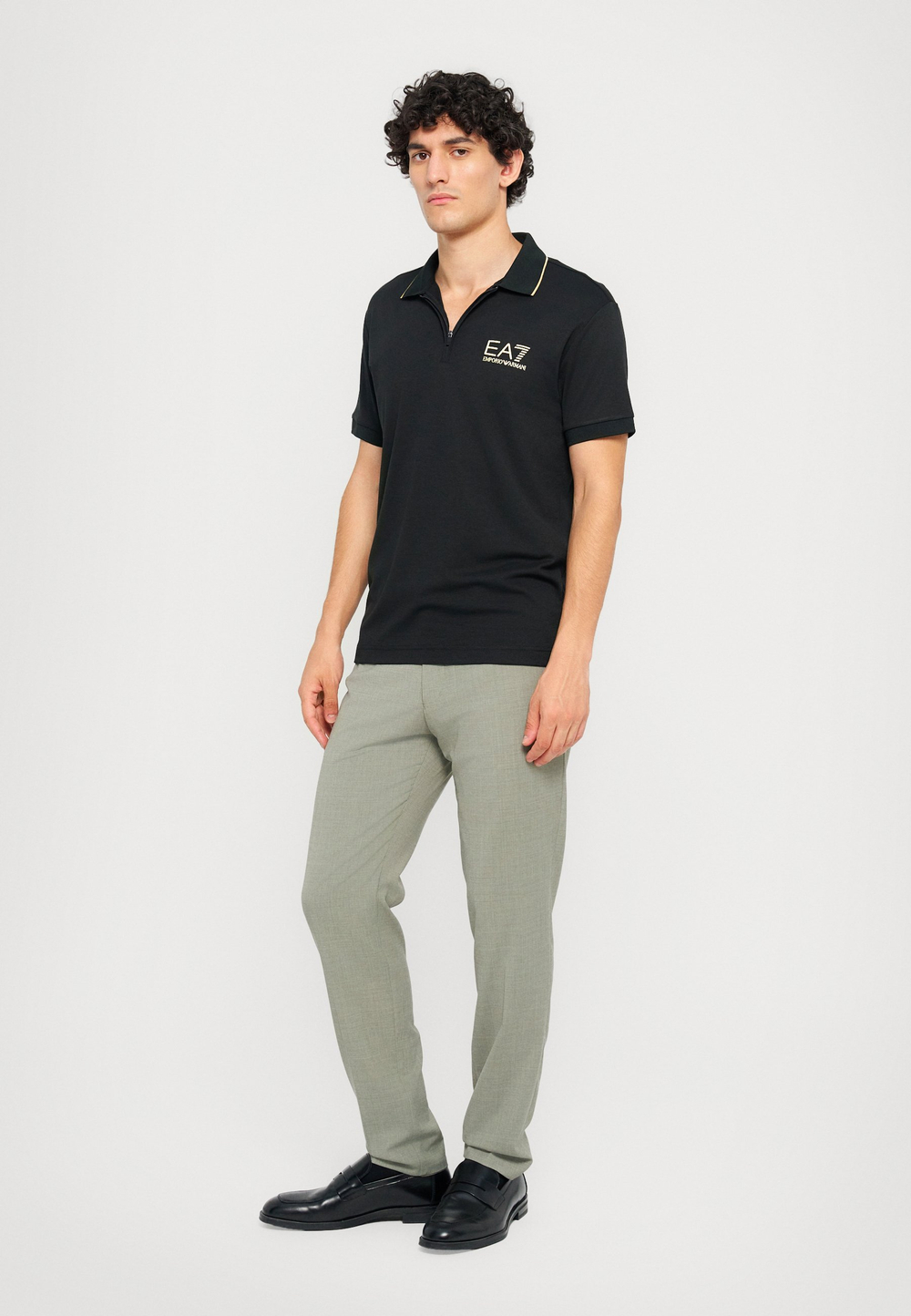 EA7 Emporio Armani Футболка-поло - Чёрный
