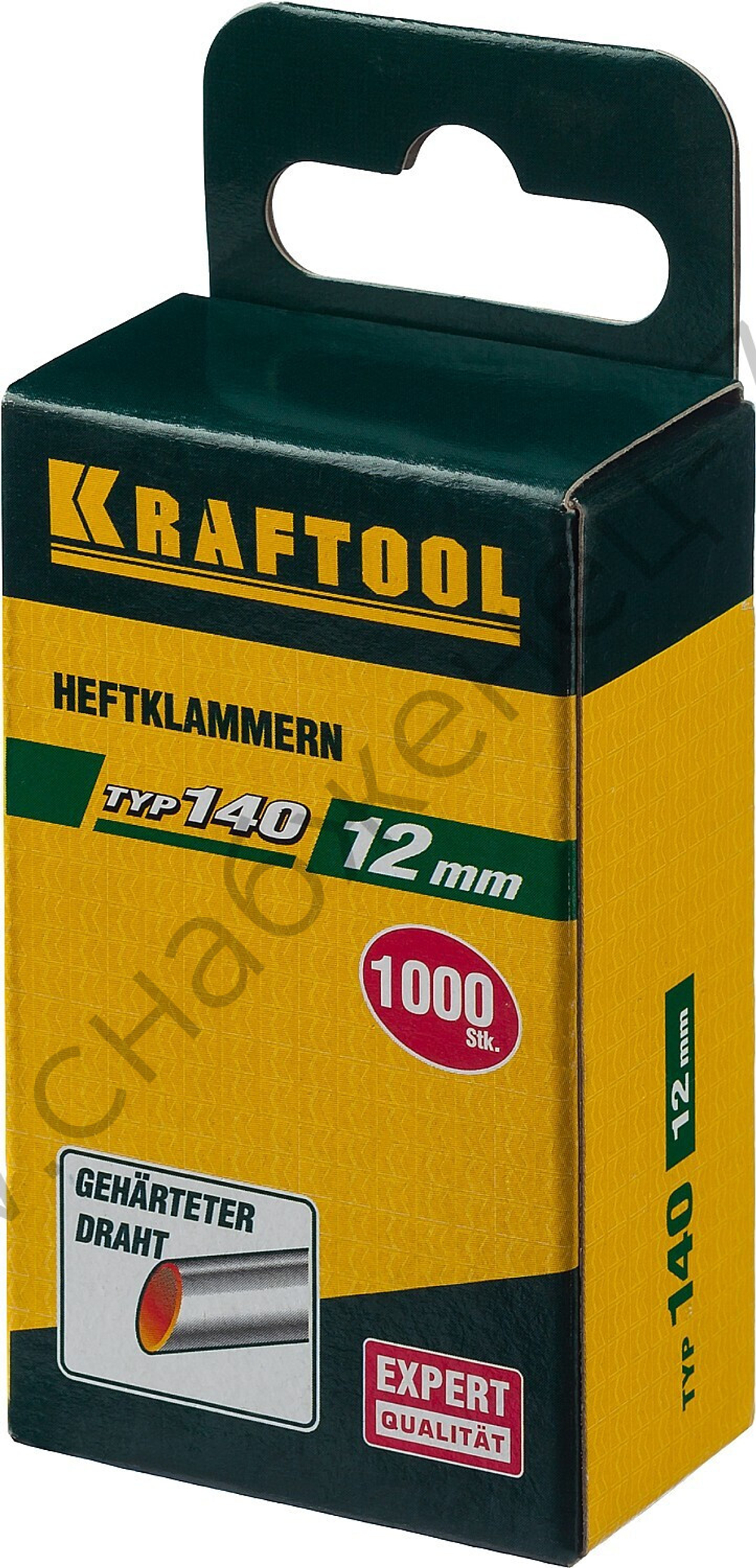 KRAFTOOL тип 140 (G/11/57) 12 мм, 1000 мм, калибр 20GA, скобы для степлера (31680-12)