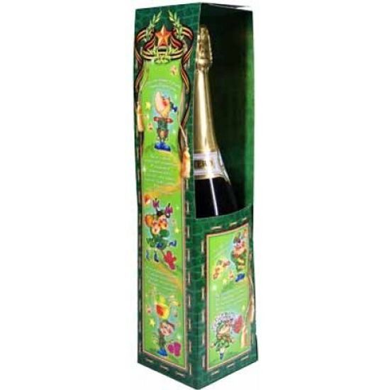 Коробка для бутылки "военная"