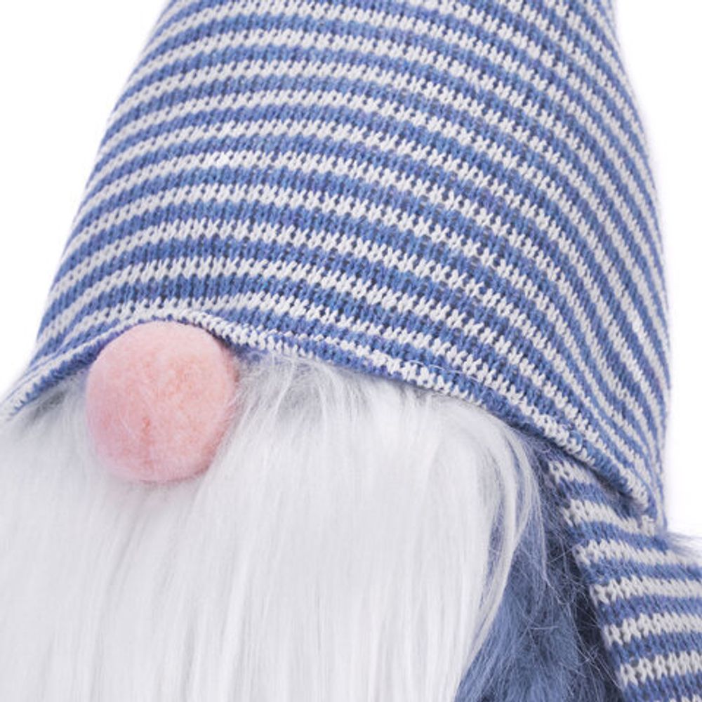 Украшение новогоднее интерьерное, 63 см, "Гном в костюме", полиэстер, пенопласт, ЗОЛОТАЯ СКАЗКА, 592568