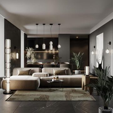 5409/5L HIGHTECH ODL_EX24 141 черный/прозрачный/металл/стекло/акрил Подвесной светильник LED 5W 3000K 304Лм JAM