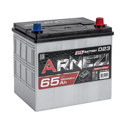 Аккумулятор ARNEZI EFB Start-stop 65 А/ч обратный R+ 230x172x225 D23 EN 560 А