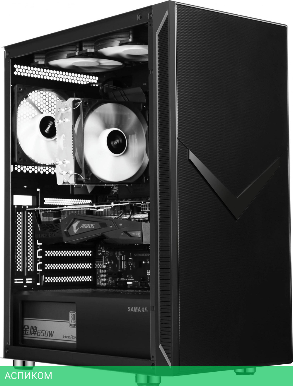 Корпус Accord 3501 черный без БП (ACC-3501)