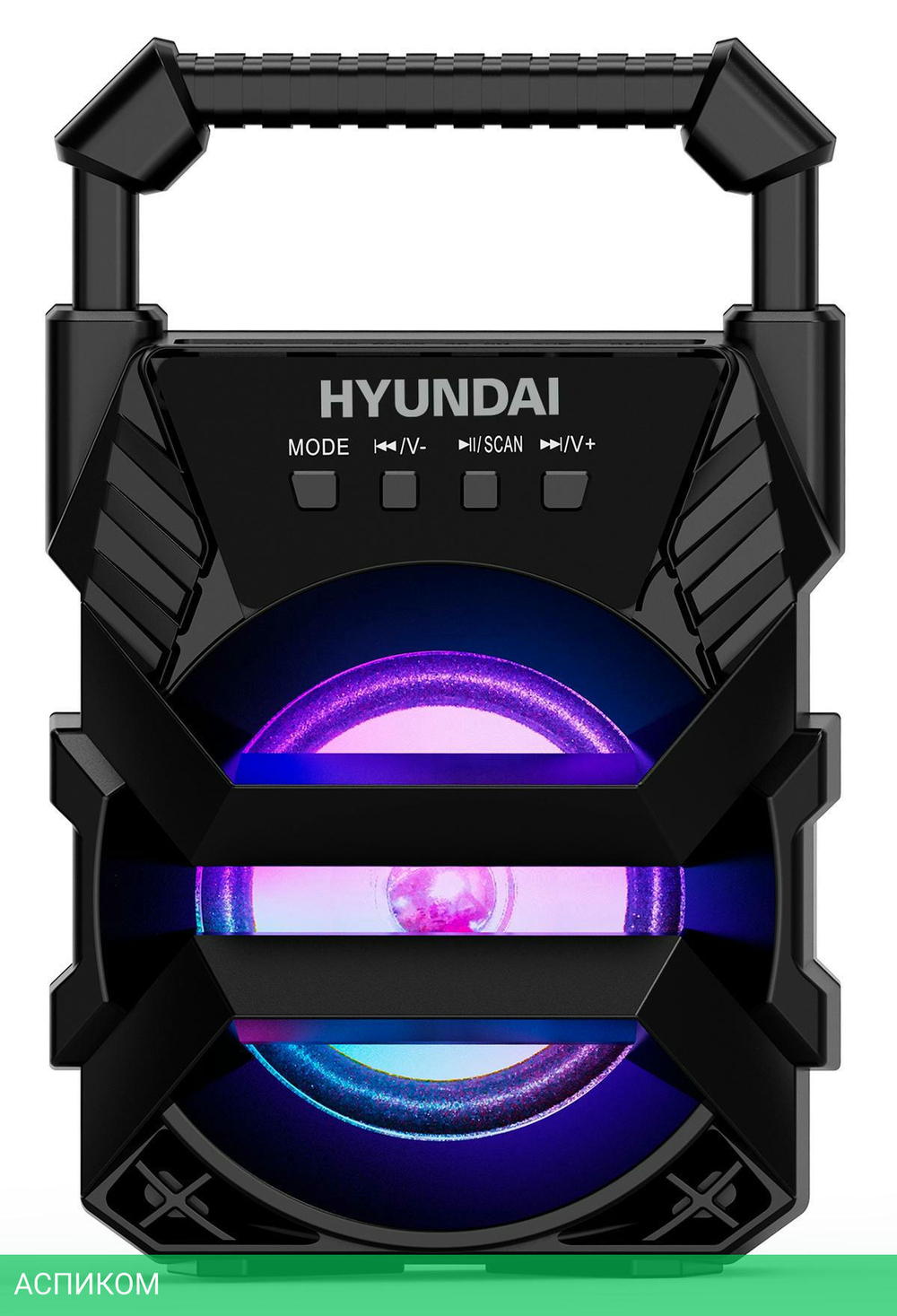 Портативная колонка Hyundai H-PS1000 черный