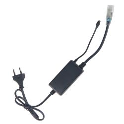 ULC-N20-RGB BLACK Контроллер с пультом ДУ для управления светодиодными многоцветными RGB лентами ULS-5050 сетевого напряжения 220В.