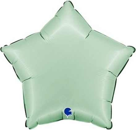 Г 18'' Звезда Мятная глазурь Сатин 40 см.