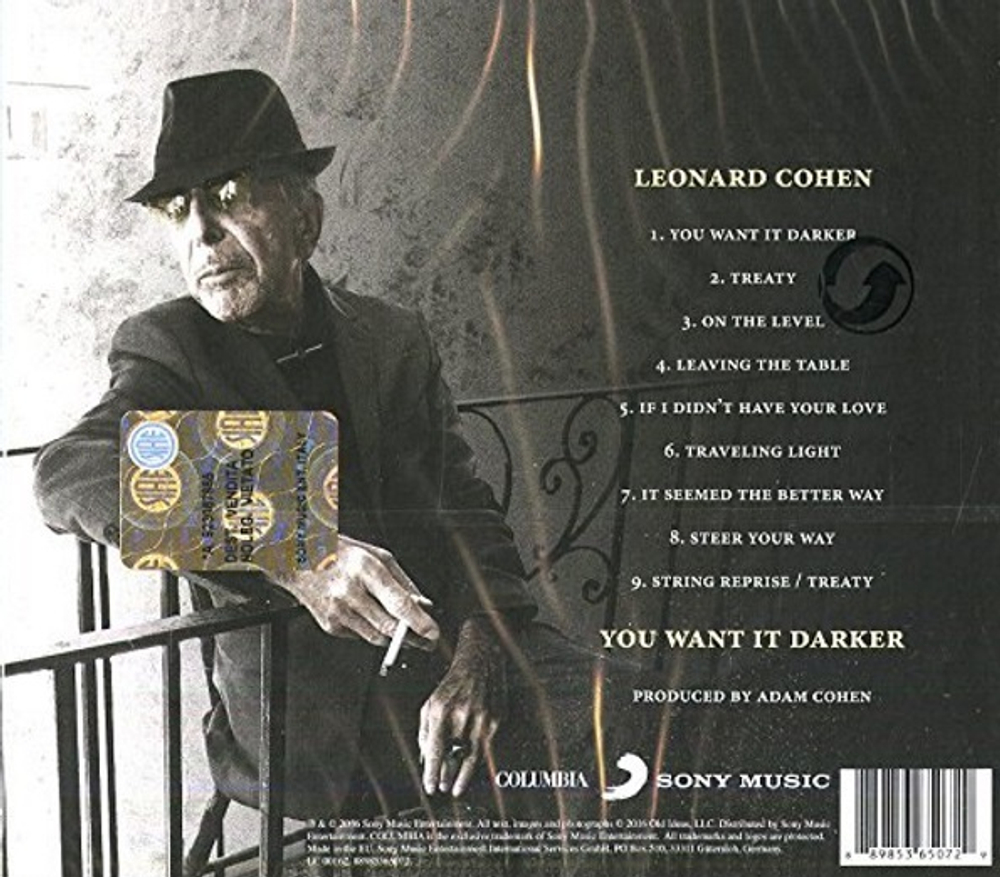 Leonard Cohen / You Want It Darker (CD)