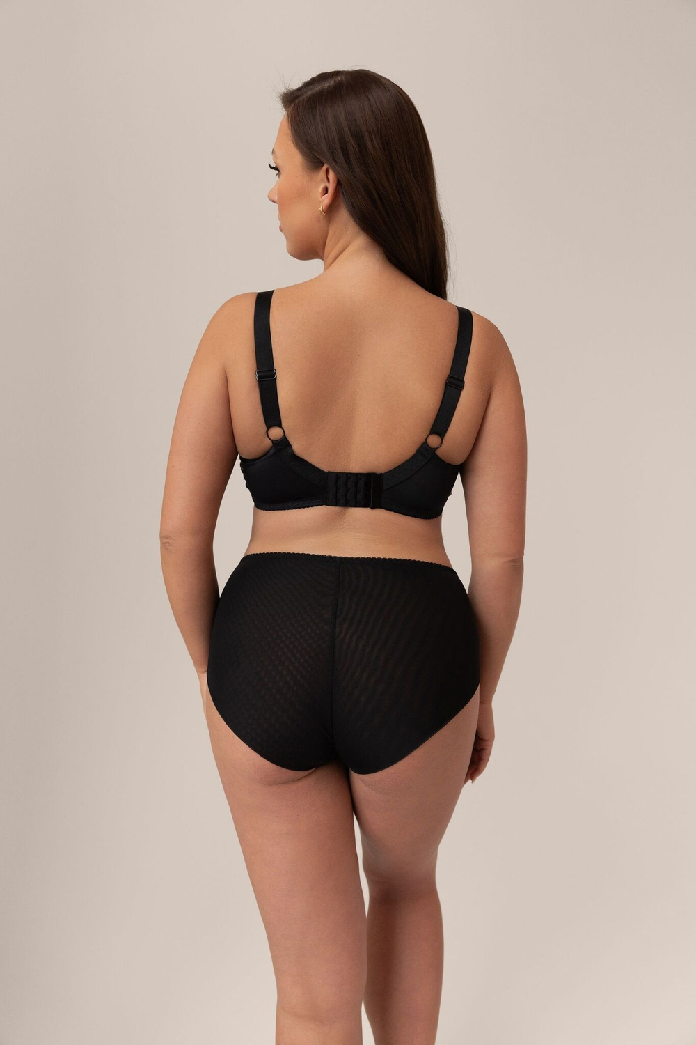 Высокие трусики-слипы с принтом в виде лимончиков (Размер: M) (Цвет: черный)