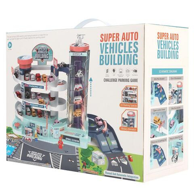 Парковка "Торговый центр 2" (42х17,5х32,5) 6 маш., бат. 3*AA не в комплекте , в коробка