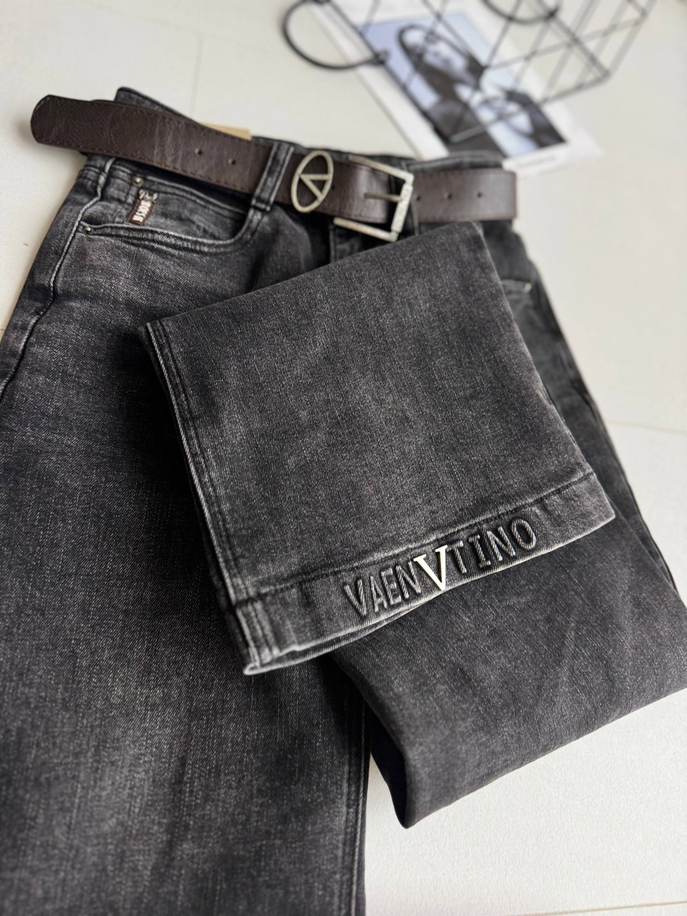 Брюки джинсовые жен. 73277-1 сер.