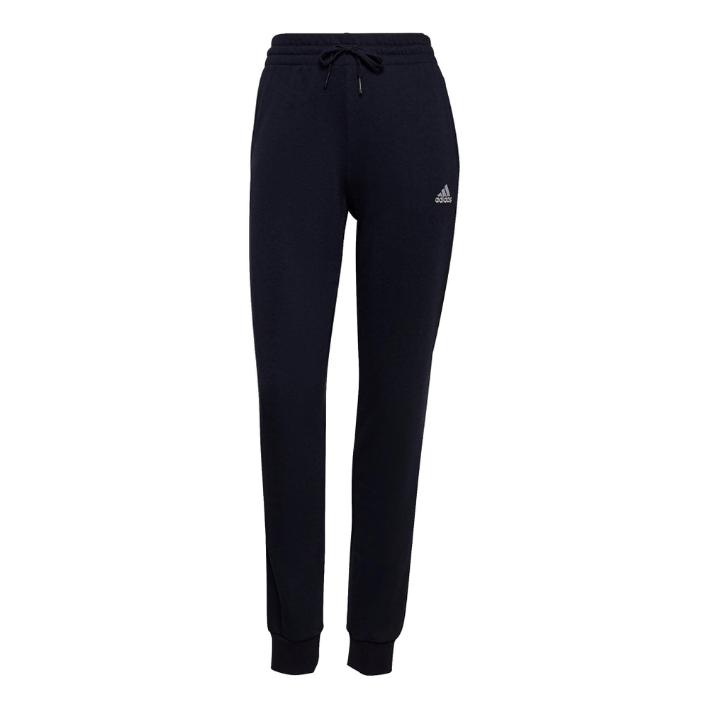 Женские теннисные брюки adidas Linear French Terry Training Pants Women - Dark Blue, White