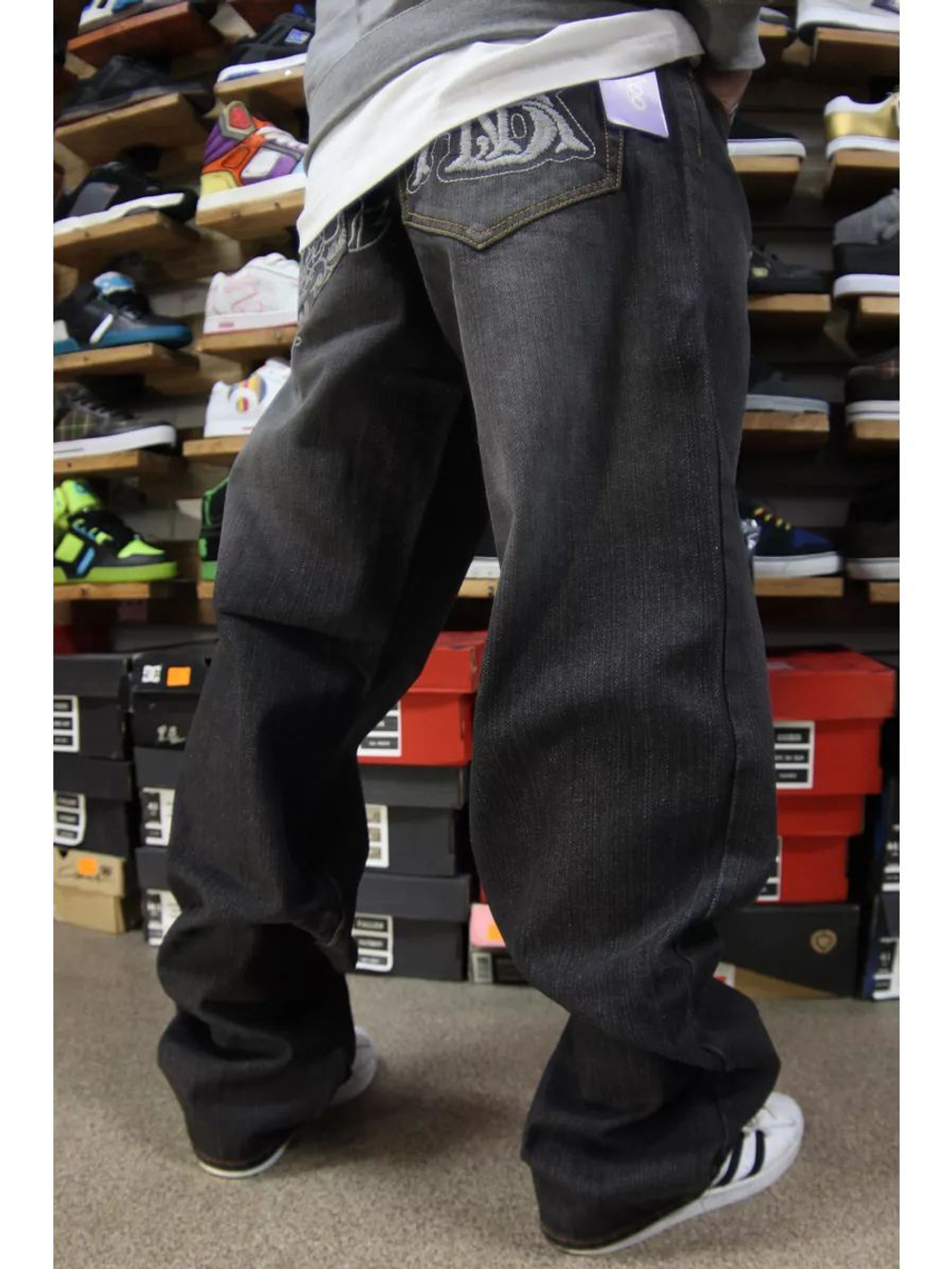 Джинсы прямые широкие трубы от Savitar Shoes Company