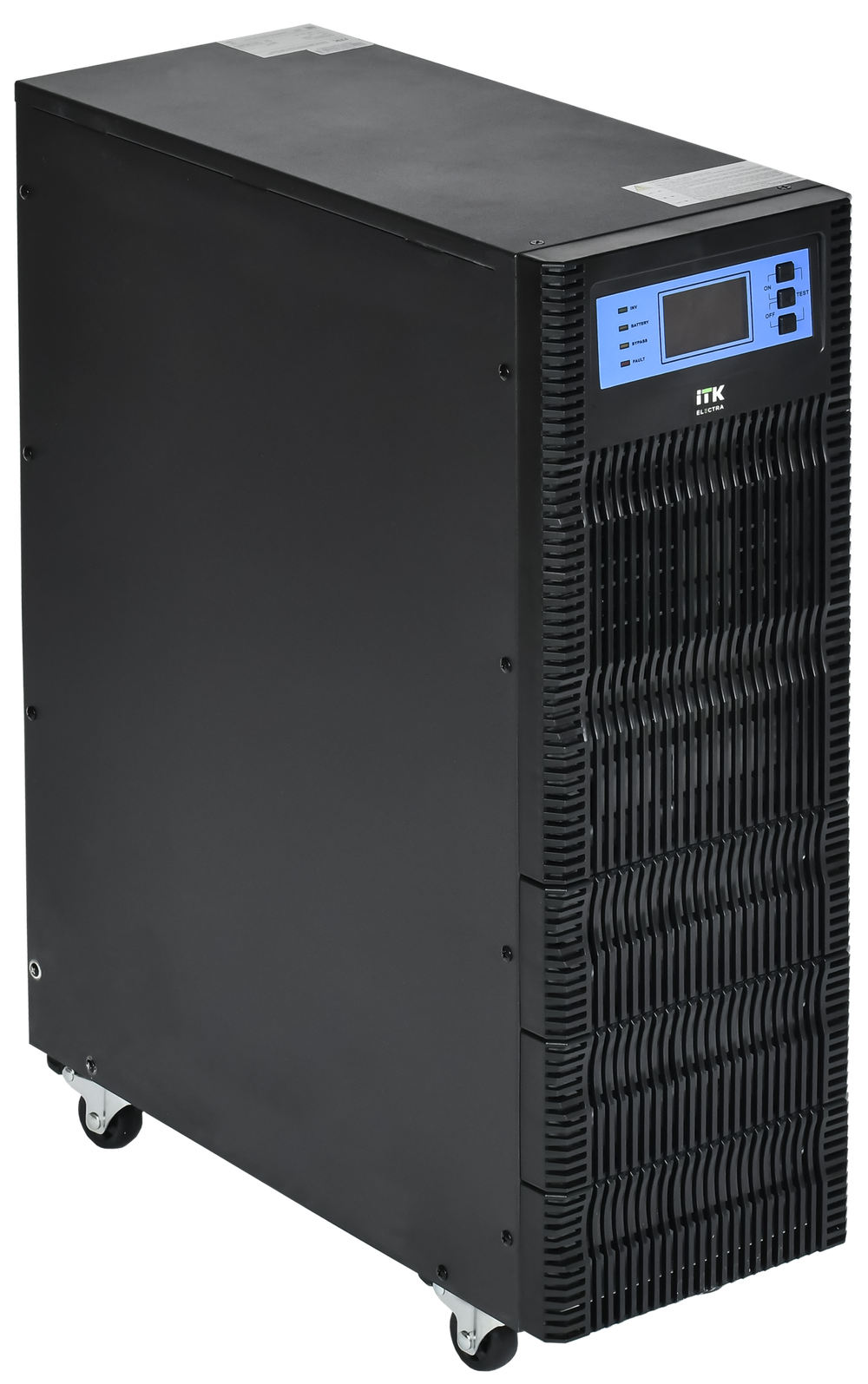ITK ELECTRA OT ИБП однофазный онлайн 6кВА/6кВт LCD дисплей 192-240VDC клеммная колодка c АКБ 16х7AH USB EPO RS232 SNMP слот Tower