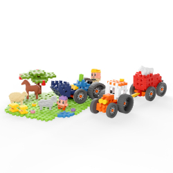 Marioinex - Конструктор Mini Waffle FARMER Тракторы и пасека 110 шт. 907535