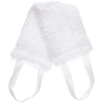 Мочалка для тела полипропиленовая «PREMIER», цвет белый, 42*15см