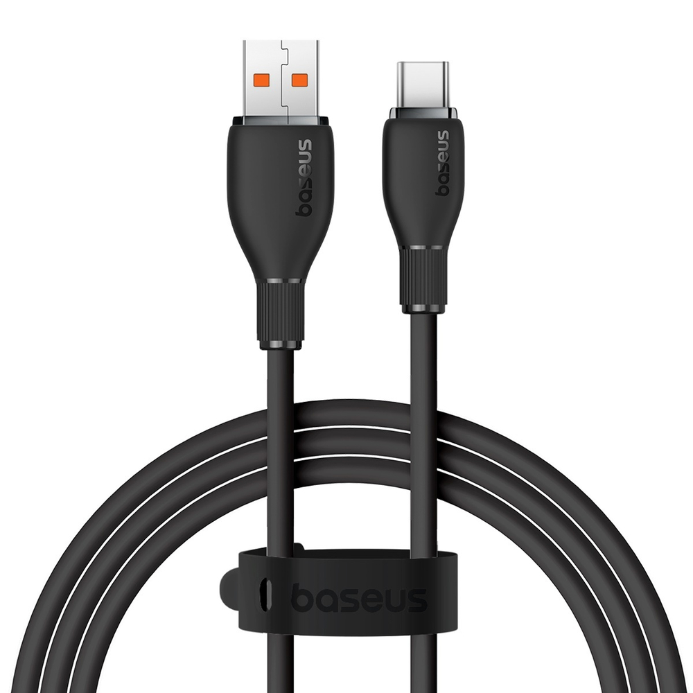 Type-C Кабель Baseus Pudding Fast Charging USB to Type-C 100W 1.2m - Black