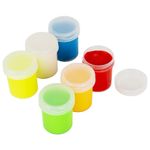 Краски пальчиковые для малышей от 1 года, 6 цветов (3 классических + 3 флуоресцентных) х 40 мл, BRAUBERG "KIDS", 192279