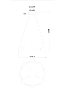 Подвесная люстра Arte lamp GRACE