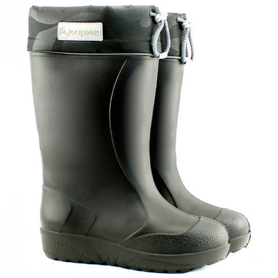 Д543-НУ «ICE Land» Сапоги из ЭВА с надставкой и утеплителем (черная пантера, 40-41)