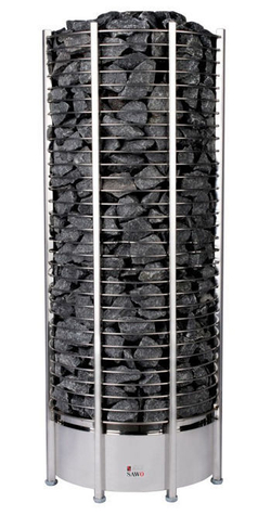 Электрическая печь SAWO TOWER TH12-150NS-P (15 кВт, нержавейка, круглая), выносной пульт (пульт и блок мощности докупаются отдельно)