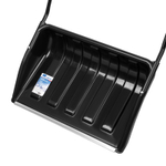 Движок для уборки снега пластиковый, 690х470х1420 мм, стальная рукоятка, Сибртех