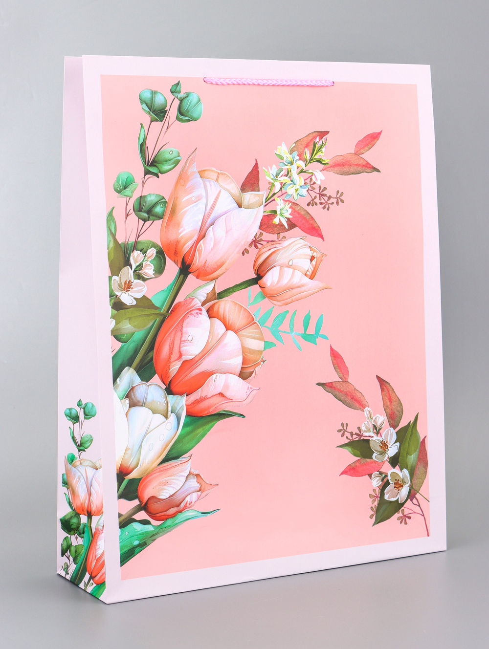 Пакет подарочный ламинированный вертикальный «Магия цветущих снов», 33×42.5×10 см, 10961848, Китай