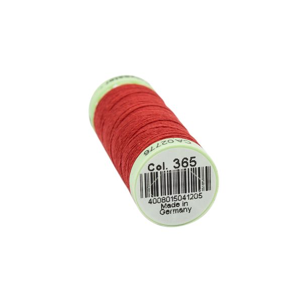 Нитки отделочные Gutermann Top Stitch 30 (30 метров), 5 кат. | 365 ярко-алый
