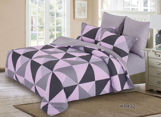 Полуторный комплект постельного белья Diva Afrodita, Арт.KB432, Сатин люкс, 70*70 см-2 шт.