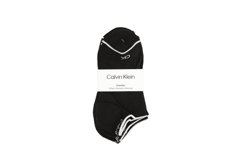 носки 3 пары Calvin Klein - черный(701218765)