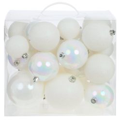GAEM Набор из 26шт Украшение новогоднее "Шар", D6/8/10см, L27 W18 H25 см