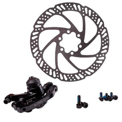 Тормозной набор диск. перед. TEKTRO MD-M280 (ротор 160мм+суппорт+колодки) (6-190280)