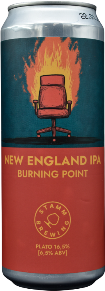 Пиво Штамм Бир Бёрнинг Поинт / Stamm Beer Burning Point 0.45 - банка