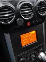 Магнитола для Opel Antara 2006-2015 (перенос БК вниз, черная) - Teyes LUX ONE ROUND монитор 12.3" 2K QLED на Android 10, CarPlay, 4G SIM-слот