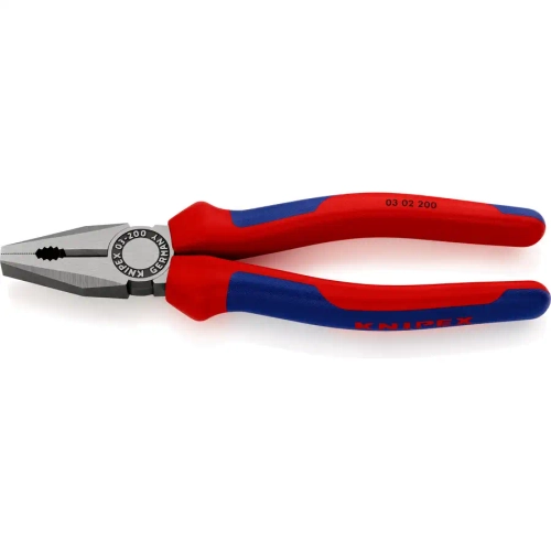 Плоскогубцы комбинированные черненые 200 мм Knipex 03 02 200