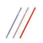 Закладки-ляссе фактурные для книг А5 (длина 28 см) "УЗОРЫ", клейкий край, 3 ленты, ПИФАГОР, 112972