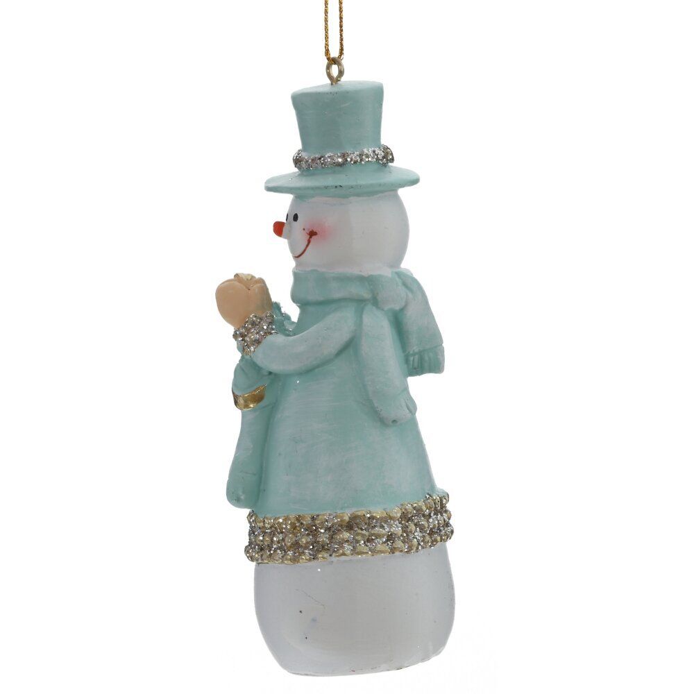 GAEM Фигурка декоративная подвесная "Снеговик", L4 W4 H11,5 см, 2в.
