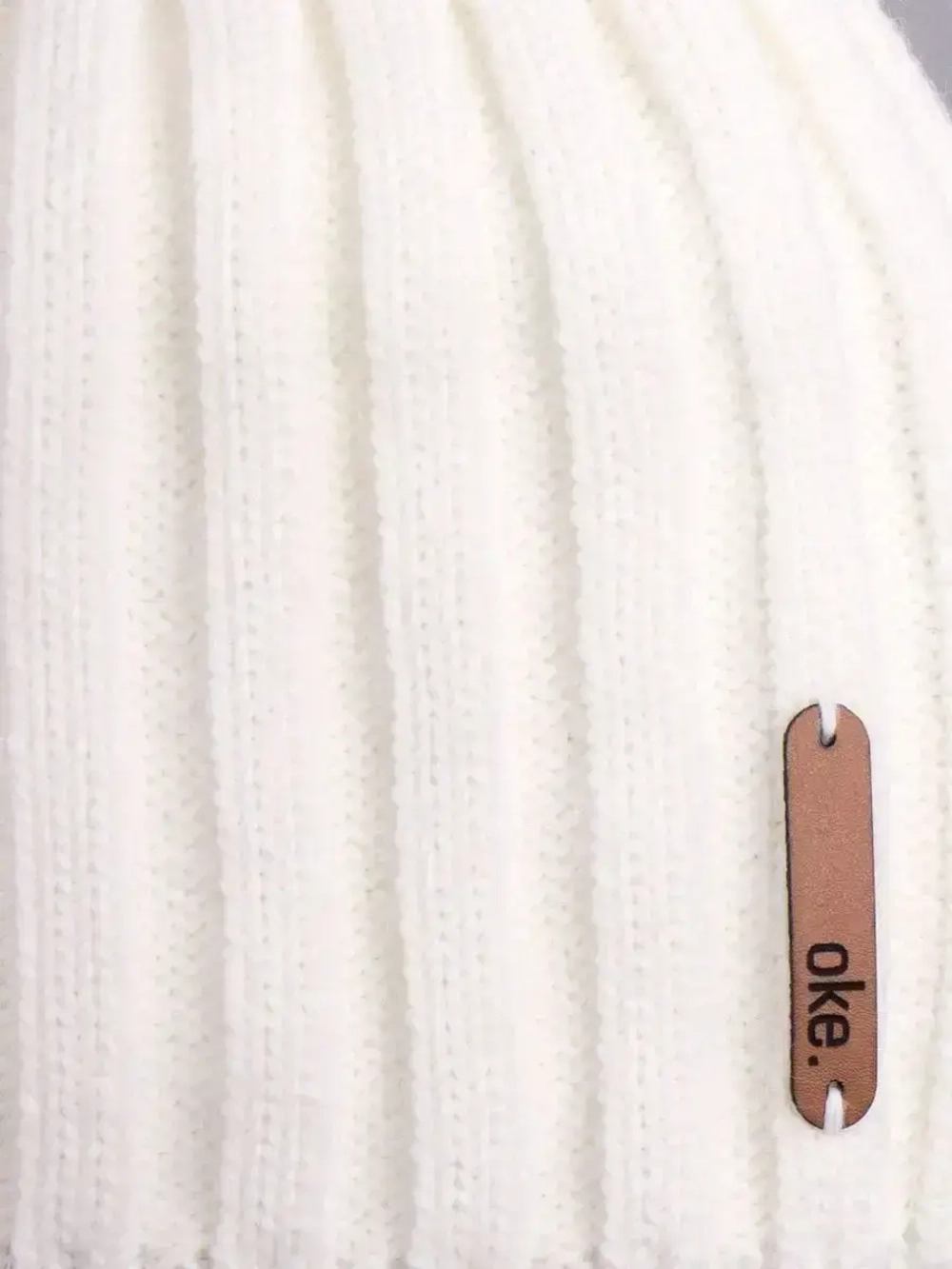 Шапка вязаная демисезонная тыковка