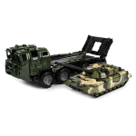 Военный тягач "Щит" с танком (камуфляж) (Нордпласт)