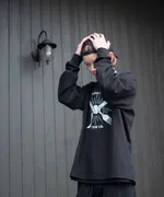 Лонгслив Hardlunch Fork and Knife черный