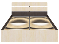 Кровать Джулия, спальное место 140х200, без основания Яс.тёмн/яс.свет