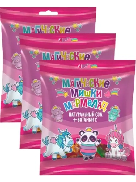 Мармелад жевательный Магические Мишки 90 г * 3 шт
