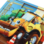 Головоломка-пазл в рамке. Игры в дорогу "Трактор" П 307 4930526 (Лесная мастерская)