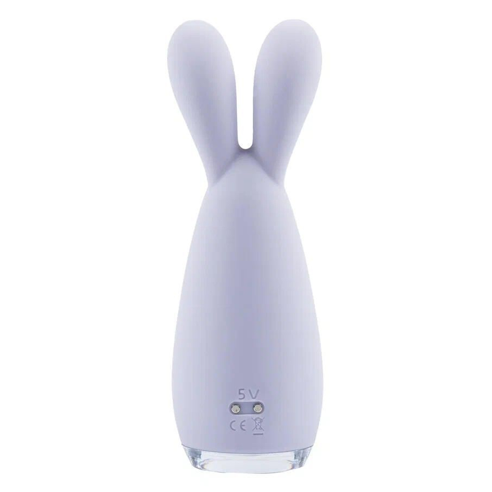 Сиреневый мини-вибратор Reba с мягкими ушками