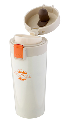 Термокружка Biostal Crosstown (0,4 литра), белая