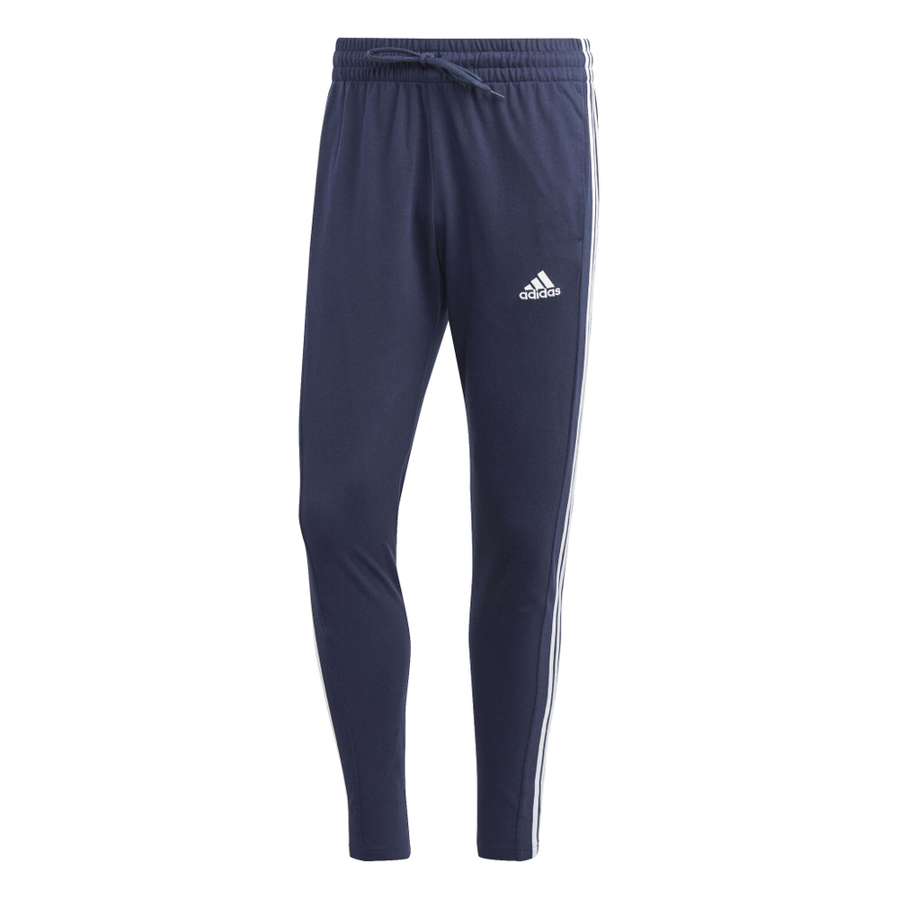 Мужские теннисные штаны adidas 3 Stripes Single Jersey To Training Pants Men - Dark Blue, White