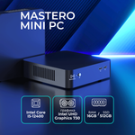 Неттоп Mastero Base, Intel i5-12400, 16Гб RAM, NoOS, Retail, SSD 512Гб M.2 NVMe, BT5.0, Wi-Fi 6 (NTMST-I12400-16S512)