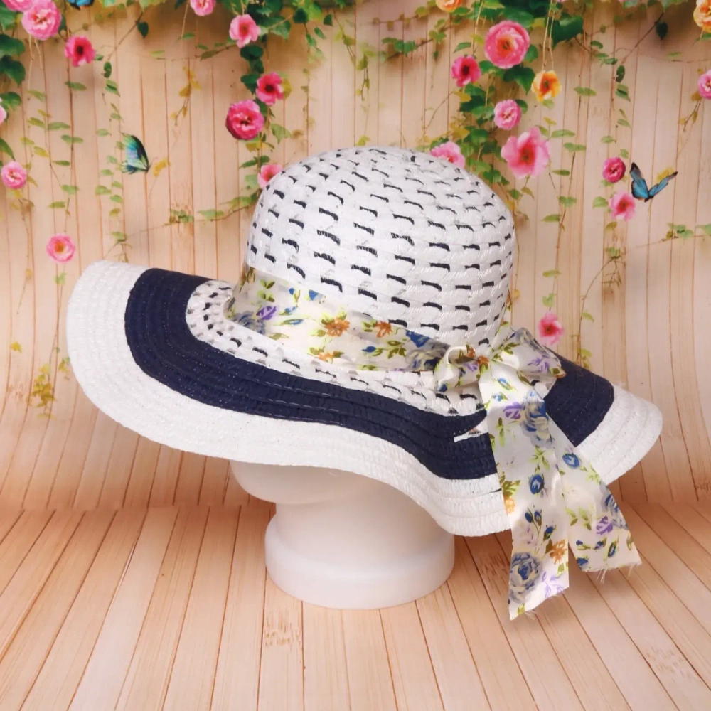 Шляпа женская с широкими полями «TiraMiSu- Николь», микс 4 цвета, р58, ширина полей 10 см